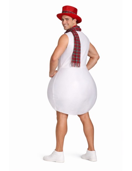 Fantasia de Boneco de Neve Tamanho L | Fantasias para Adultos O Rei do Carnaval